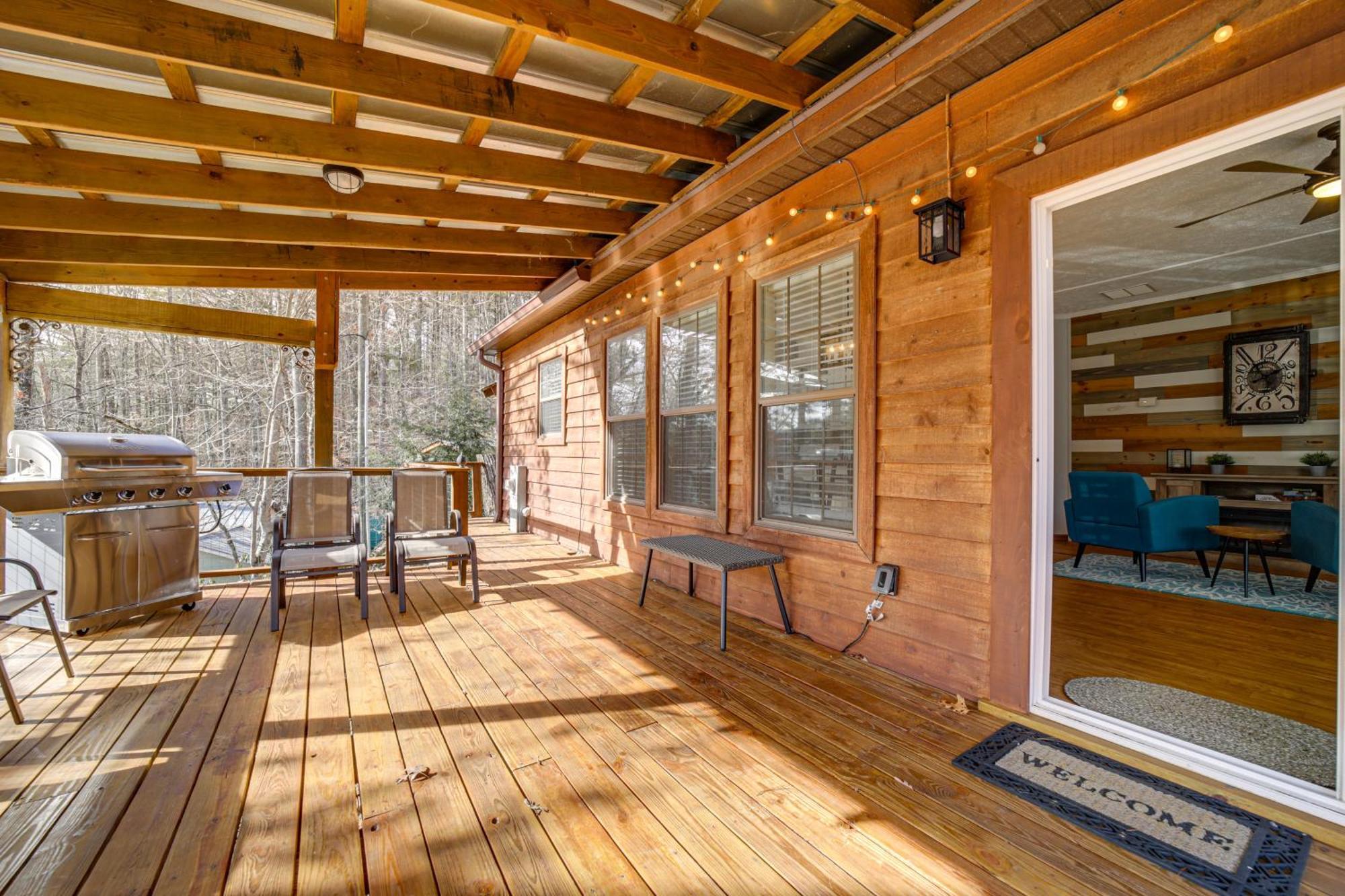 Lakeside Cashiers Cabin With Private Boat Dock! Cullowhee Esterno foto